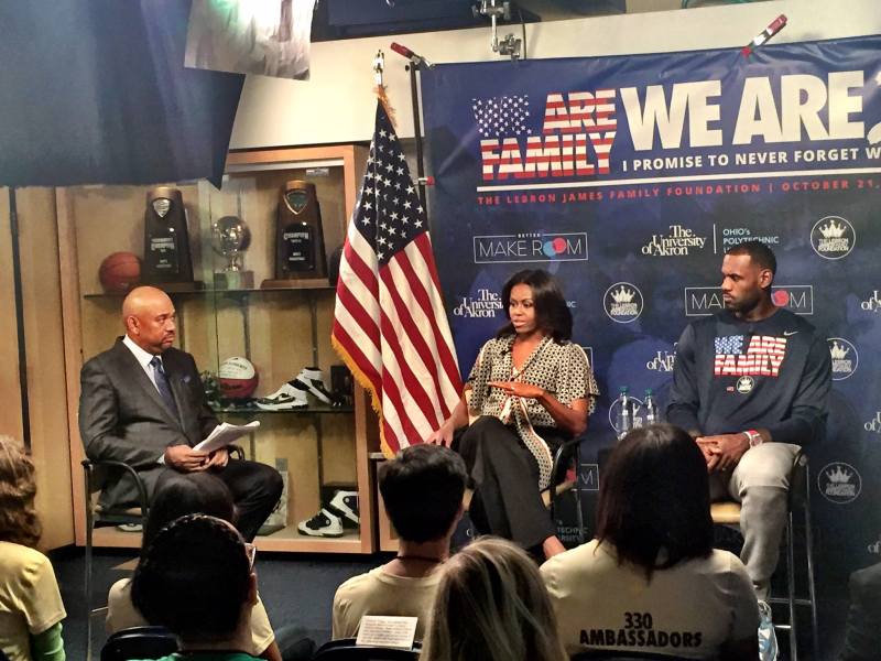 FLOTUS and Lebron James