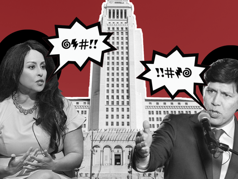 Los Angeles City Council President Nury Martinez and LA City Councilmember Kevin de Leon are 2 of the 3 councilmembers recorded in secretly recorded conversation–that took place almost a year ago.