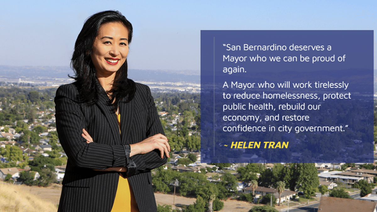 San Bernardino Mayoral candidate Helen Tran.