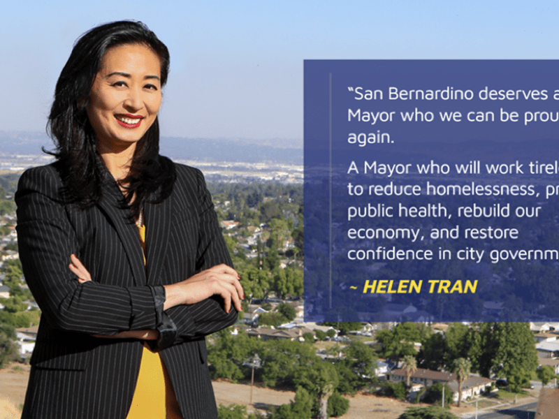 San Bernardino Mayoral candidate Helen Tran.