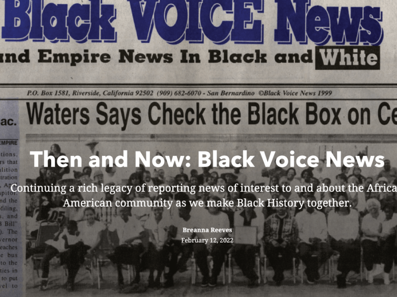 Black Voice News Then and Now