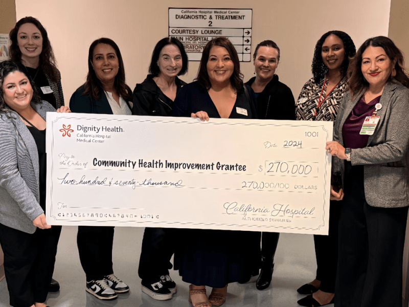 $270,000 in grants awarded through Dignity Health’s Community Health Improvement Grants program to 3 nonprofits in Los Angeles.