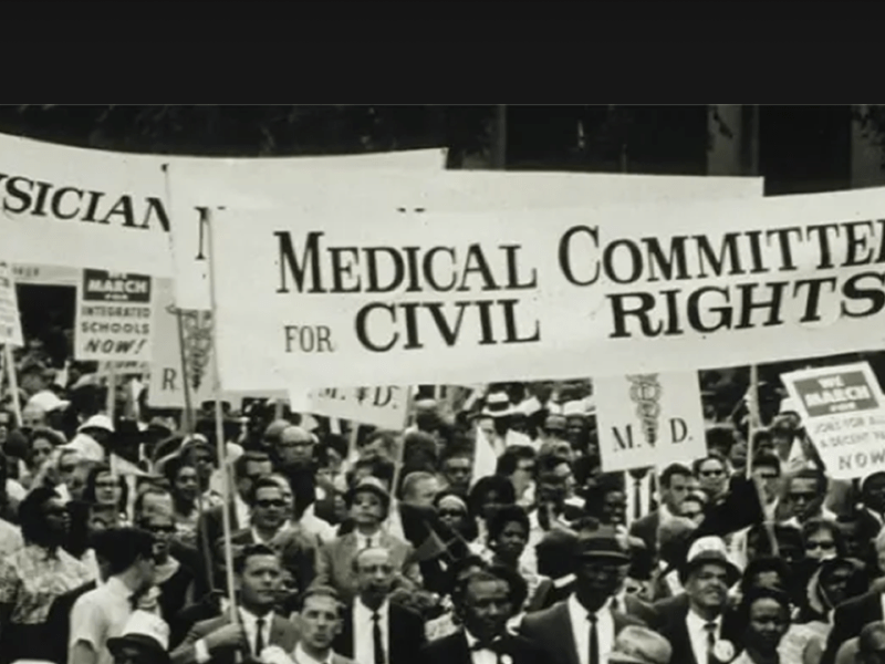 Medical Committee for Civil Rights at the March on Washington, 1963.