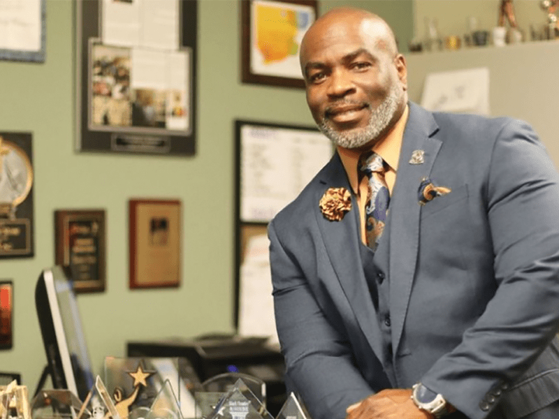 Terrance L. Stone, Founder and CEO of Young Visionaries Youth Leadership Academy, an individual whose journey from personal struggles to remarkable accomplishments has touched the lives of over 150,000 at-risk youth in the inland region.